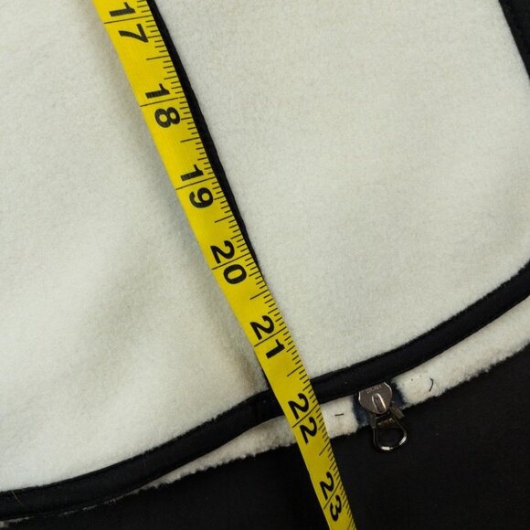 Marker for Gorsuch Polartec Fleece Jacket Women's Medium White Full Zip Ski USA - Picture 12 of 16